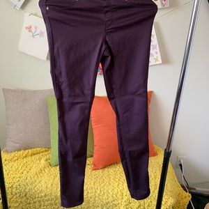 Purple Skinny Jeans